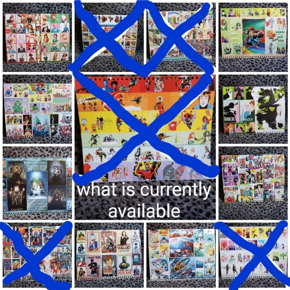 Van Gogh Pop Culture Parody Wall Art Disney Comics Collage Poster - Picture 9 of 13